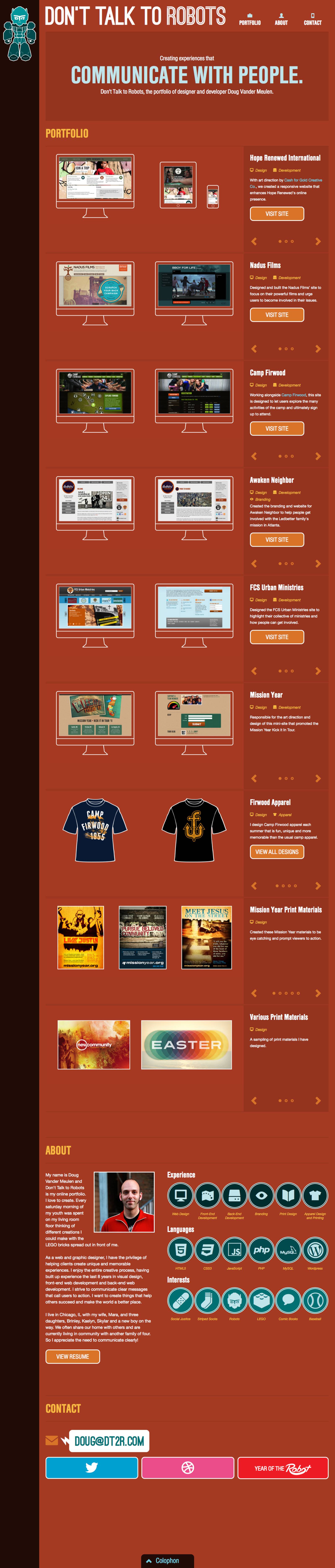 Don't Talk to Robots